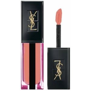 Yves Saint Laurent Vernis À Lèvres Water Stain Langaanhoudende Vloeibare Lippenschift  toevoeging van Hydratatie en Glans Tint  604 Peach Plunge 5.9 ml