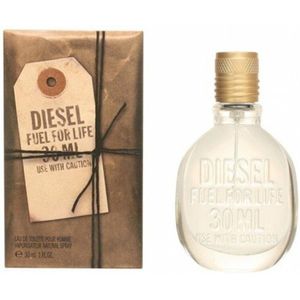 Diesel Fuel For Life, Parfüm für Herren, Eau de Toilette, Frischer und holziger Duft, 50 ml