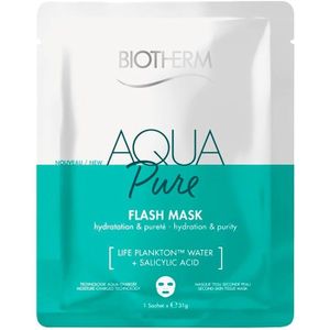 Biotherm - Aquasource Aqua Pure Flash Mask - Hydraterend Gezichtsmasker - 31g
