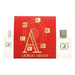 Giorgio Armani Acqua Di Gio Kerst Geschenkset 50ml EDT + 15ml EDT