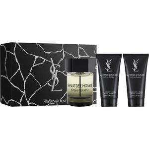 Yves Saint Laurent La Nuit de L'Homme Eau de Toilette 100ml + 2 X Shower Gel 50 ml Geschenk Set