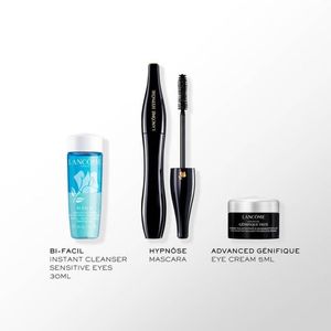 Lancôme - Hypnôse Volume Mascara - Zwart - 6.2ml + Bi-Facil Make-Up Remover - 30ml + Génifique Eye Cream - 5ml