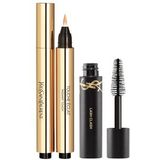 Yves Saint Laurent - Touche Eclat Stylo 02 & Mini Lash Clash Mascara - Zwart - Set