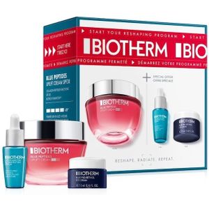Biotherm SPF Routine Set - Life Plankton 7ml, Blue Peptides SPF30 50ml, & Pro retinol oogcreme 5ml - 3 stuks