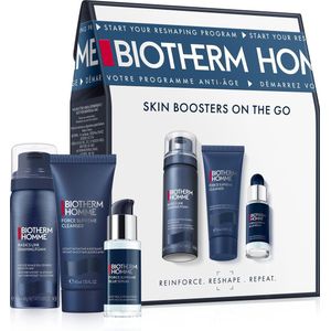 Biotherm - Force Supreme Blue Serum Recruit Set - Gezichtsverzorging - 50 ml Scheerschuim - 40 ml Cleanser - 18 ml Serum