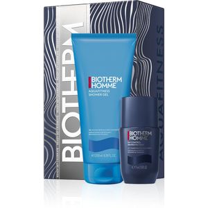 MEN ROUTINE SET: Aquafitness showergel 200ml + Biotherm Homme deodorant Day control 48h roll on 75ml