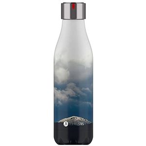 Les Artistes Paris Bottle Up A-2577 thermosfles van roestvrij staal en polypropyleen in Skyfall-kleur, 500 ml, afmetingen: 7,05 x 7,05 x 25,4 cm