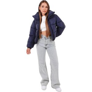 Sixth June - Gewatteerde Doudoune - Glanzend - Effen - Hoog Kraag - Dames