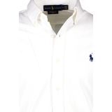 Polo Ralph Lauren  Overhemd Wit Heren Maat L - 710-654408 ST 003 - All Season - 100% Katoen