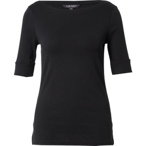 RALPH LAUREN - T-shirt - Zwart - Katoen - Korte Mouwen - Boothals