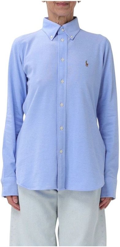 Ralph Lauren KNIT OXFORD-LSL-KNT, HARBOR ISLAND BLU blau M