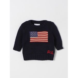 Polo Ralph Lauren - Blouse - Hunter Navy - Gebreid - Vlag