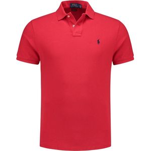 Ralph Lauren - Polo - Rood - Katoen - Custom Slim Fit