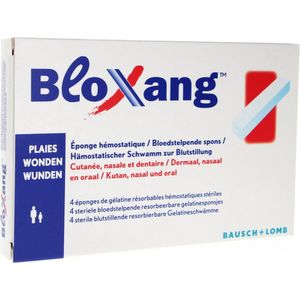 Bloxang™ - Gelatinesponsjes - 4 Stuks - Bloedstelpend