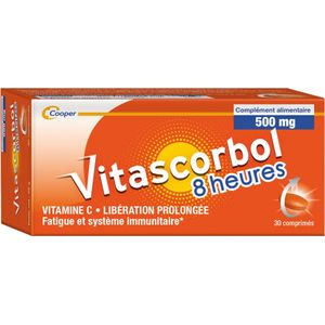 Vitascorbol 8 uur 30 Tabletten