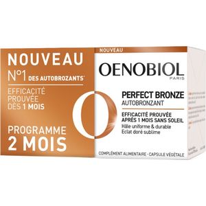 Oenobiol Perfect Bronze Zelfbruiner Set van 2 x 30 Capsules