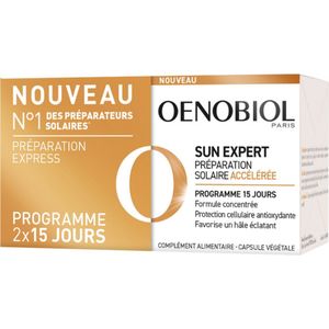 Oenobiol Sun Expert Zon Voorbereiding Versneld 2 x 15 Capsules