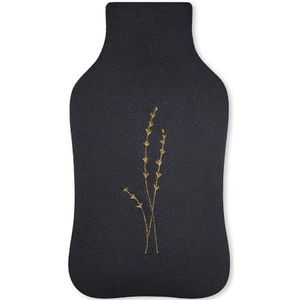 BOUILLOTTE Silicaparels, zonder water, schelppatroon, 100% polyester, voor het verwarmen in de magnetron, wellness-accessoires, 1 stuk