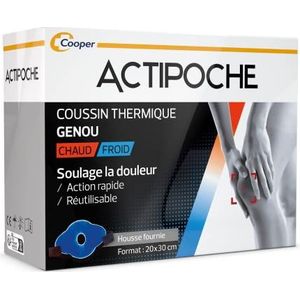 ACTIPOCHE - Thermisch kussen - Thermotherapie - Spiercontracturen en gewrichtspijn - Knie - Gel - 1 stuk