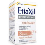 ETIAXIL - Déodorant Détranspirant - Traitement Transpiration Excessive - Aisselles - TOLÉRANCE - Efficacité 3 jours - 15 ml
