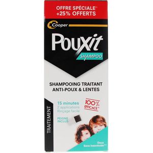 Pouxit Anti-Luizen en Neten Behandelingsshampoo 200 ml + 50 ml Gratis