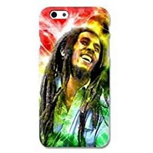 Beschermhoesje voor iPhone 7, motief: Bob Marley, meerkleurig
