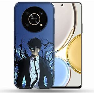 Beschermhoes voor Honor Magic 4 Lite Manga Solo Leveling Sung blauw