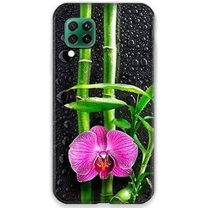 Beschermhoes voor Huawei P40 Lite, Orchidee, bamboe