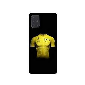 Beschermhoes voor Samsung Galaxy A51, wielrennen, geel