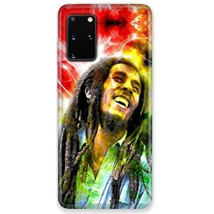 Beschermhoes voor Samsung Galaxy S20, motief: Bob Marley Color