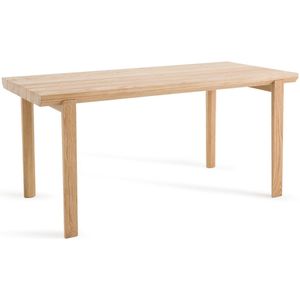 Tafel in massief eik E. Gallina, Torezia AM.PM. Hout materiaal. Maten 8 personen. Beige kleur