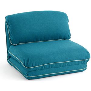 Multi-positie fauteuil Eserita LA REDOUTE INTERIEURS. Polyester materiaal. Maten 1-zit. Blauw kleur