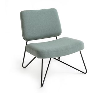 Opgevulde vintage fauteuil, Watford LA REDOUTE INTERIEURS. Polyester materiaal. Maten één maat. Groen kleur