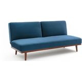 Omvormbare zetel in fluweel, 3-zit, Cooly LA REDOUTE INTERIEURS. Fluweel materiaal. Maten 3-zit. Blauw kleur
