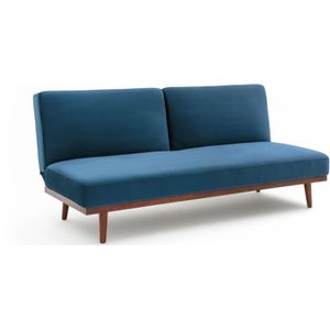 Omvormbare zetel in fluweel, 3-zit, Cooly LA REDOUTE INTERIEURS. Fluweel materiaal. Maten 3-zit. Blauw kleur