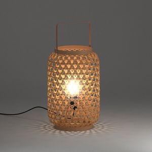 Lamp in bamboe Iska LA REDOUTE INTERIEURS. Bamboe materiaal. Maten één maat. Beige kleur