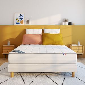 Matras 389 veren, halfstevig LA REDOUTE INTERIEURS.  materiaal. Maten 130 x 190 cm. Wit kleur