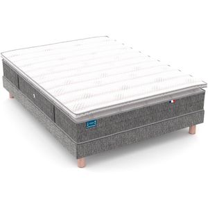 Topdekmatras met vormherstellende mousse LA REDOUTE INTERIEURS.  materiaal. Maten 120 x 190 cm. Wit kleur