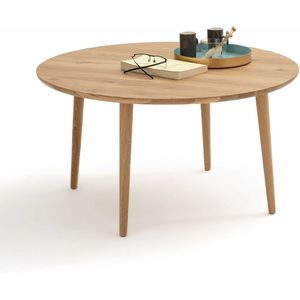 Ronde salontafel, massief eik, Crueso