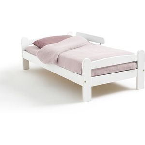 Kinderbed met veiligheidsbarrière, Loan LA REDOUTE INTERIEURS. Hout materiaal. Maten 70 x 140 cm. Wit kleur