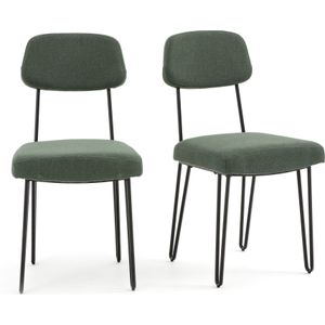 Set van 2 vintage stoelen, Koper