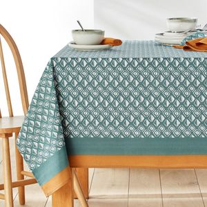 LA REDOUTE INTERIEURS - Lodge - Tafellaken - Groen - 70% Katoen, 30% Polyester