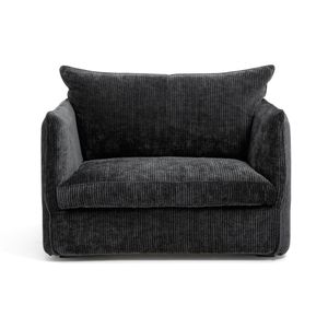 Omvormbare fauteuil XL in geribd fluweel, Néo Chiquito AM.PM. Geribd fluweel materiaal. Maten 1-zit. Grijs kleur