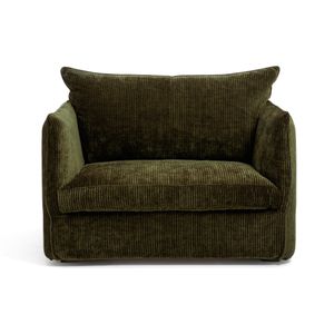 Fauteuil XL in geribd fluweel, Néo Chiquito