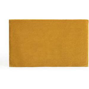 Hoes voor hoofdbord in fluweel, Velvet LA REDOUTE INTERIEURS.  materiaal. Maten 90 x 85 cm. Geel kleur