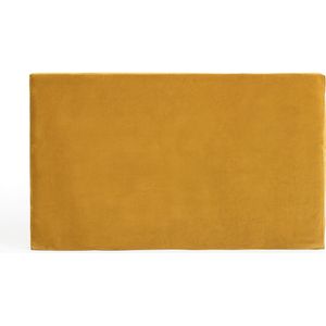 Hoes voor hoofdbord in fluweel, Velvet LA REDOUTE INTERIEURS.  materiaal. Maten 160 x 85 cm. Geel kleur