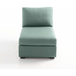 Afhoesbare zetel, katoen, Robin LA REDOUTE INTERIEURS. Katoen materiaal. Maten 1-zit. Groen kleur