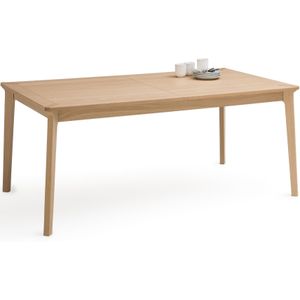 Uitschuifbare tafel in fineereik 6/10 personen, Pully LA REDOUTE INTERIEURS. Hout materiaal. Maten 10 personen. Kastanje kleur