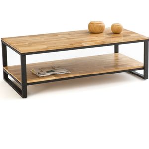 Hiba - Salontafel - Eik - Staal - Beige