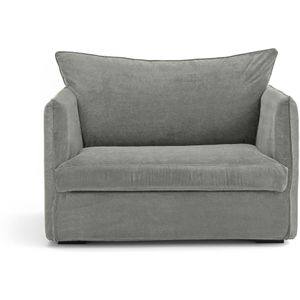 Fauteuil XL in stonewashed fluweel, Neo Chiquito